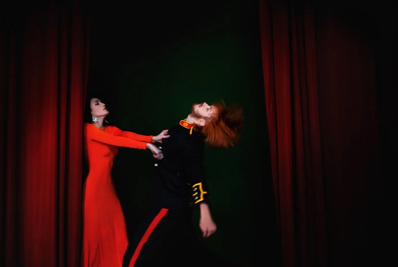 Eleganz, Glamour, schauend, stehend, romantisch