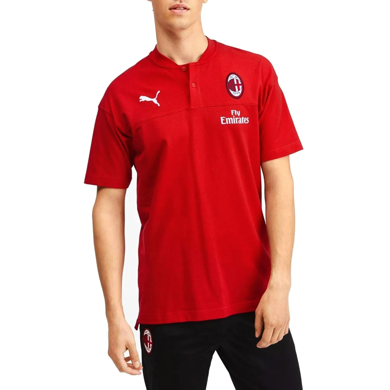 AC Milan casual presentation polo shirt 2020 - Puma