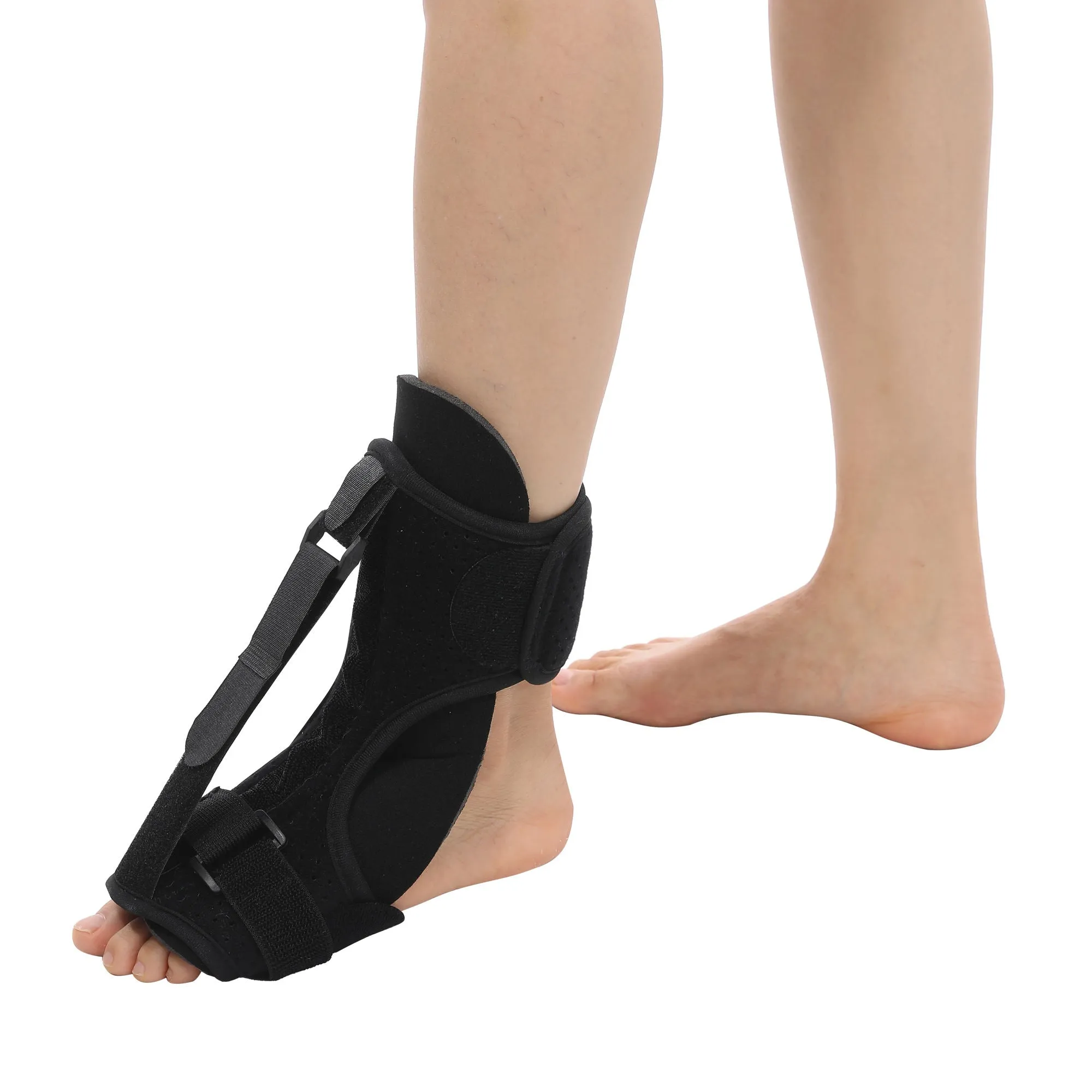 Adjustable Plantar Fasciitis Night Splint Ankle Brace for Foot Orthosis Foot Pain Relief with CE