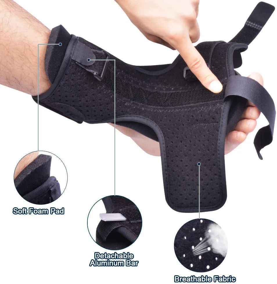 Adjustable Plantar Fasciitis Night Splint Ankle Brace for Foot Orthosis Foot Pain Relief with CE