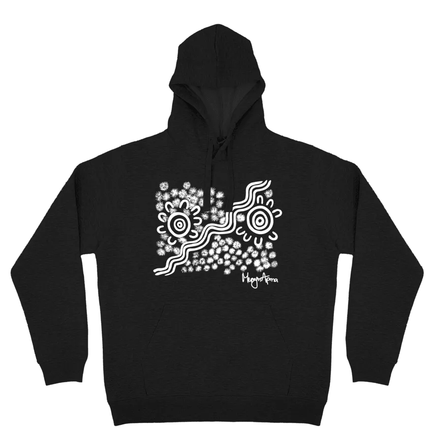 Adults Cozy Hoodie - Women Amongst The Spinifex By Merryn Apma