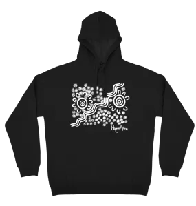 Adults Cozy Hoodie - Women Amongst The Spinifex By Merryn Apma