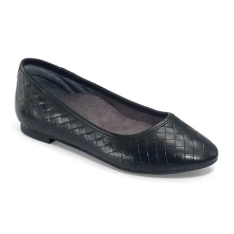 Aetrex Lyla Ballet Flat (Women) - Black