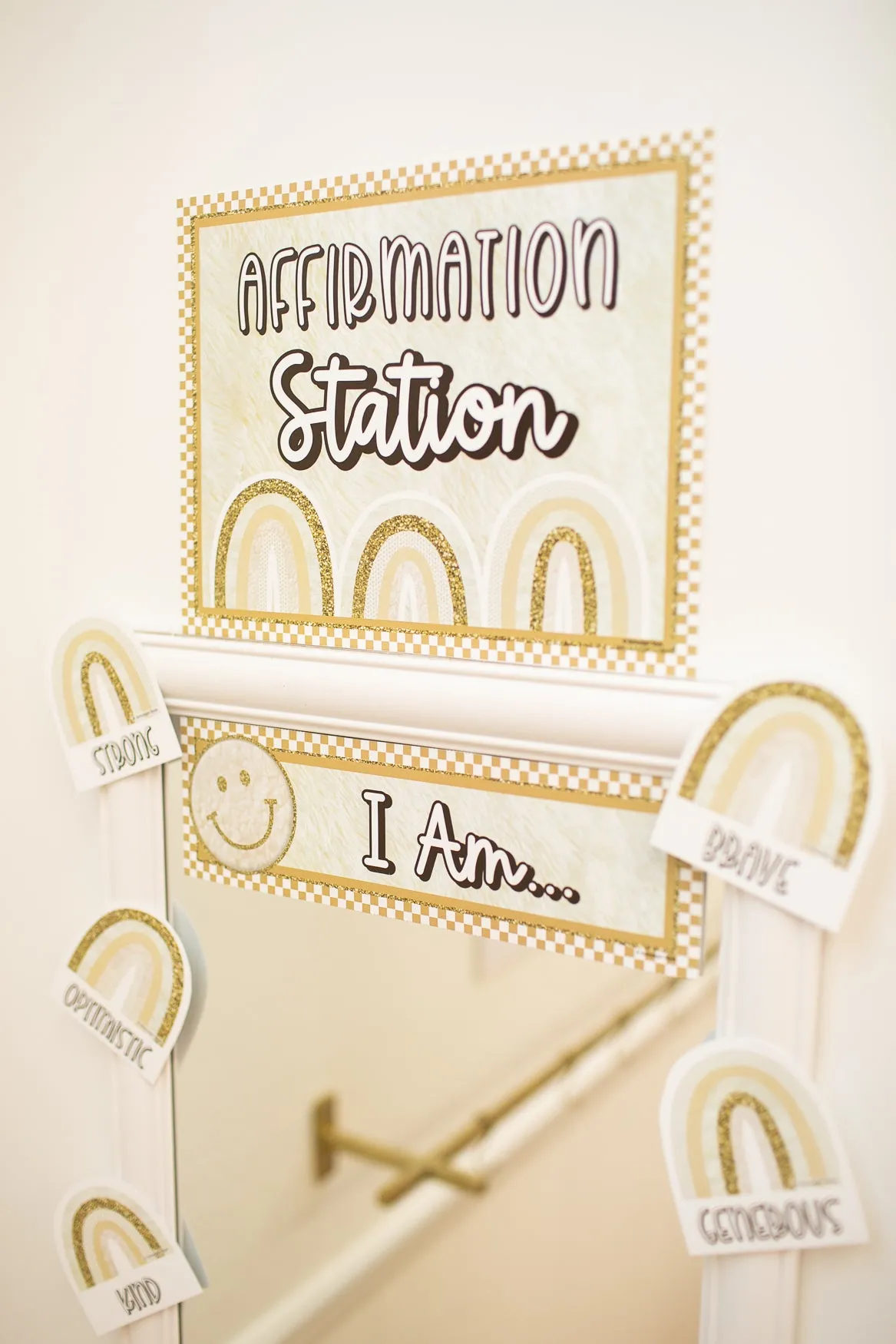 Affirmation Station | Cozy | Printable Classroom Decor | Schoolgirl Style