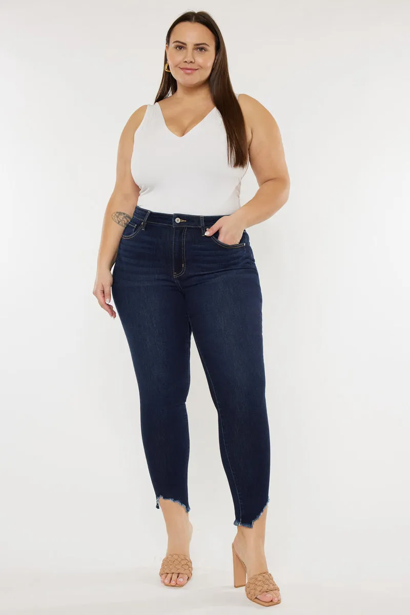 Ani High Rise Ankle Skinny Jeans (Plus Size)