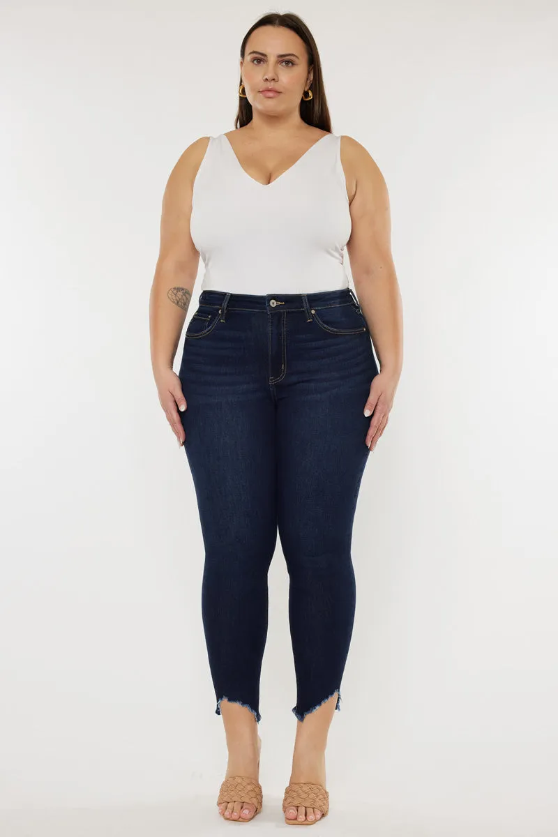 Ani High Rise Ankle Skinny Jeans (Plus Size)