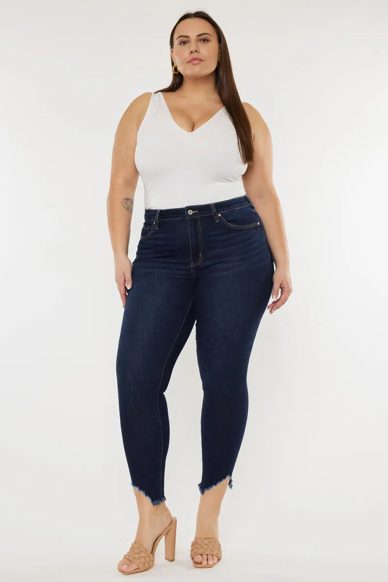 Ani High Rise Ankle Skinny Jeans (Plus Size)