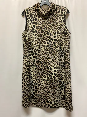 Animal Print Dress Casual Midi Alex Marie, Size L