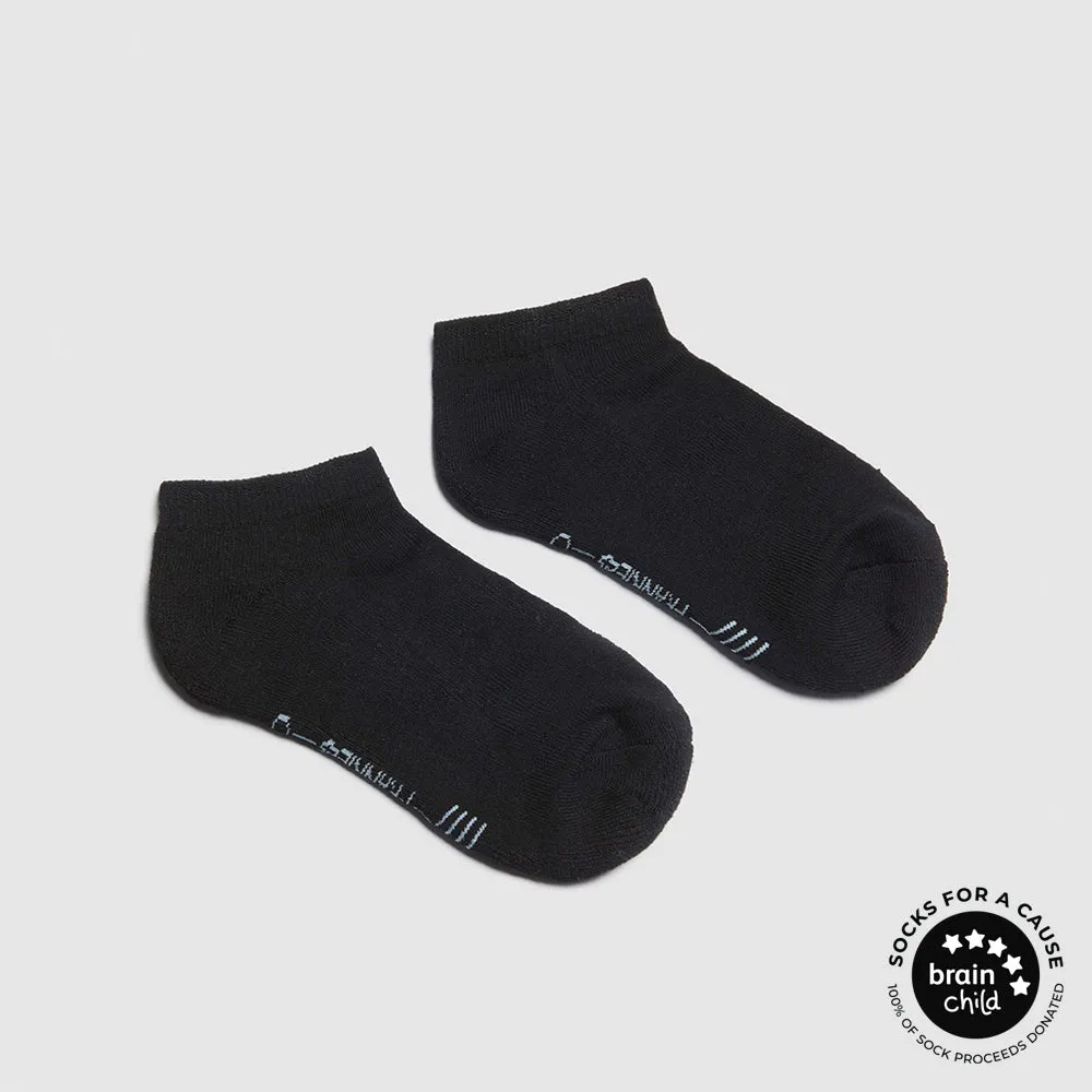 Ankle Kids Black 5 Pack