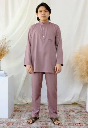 Baju Melayu Tulip Men ( Dusty Purple )