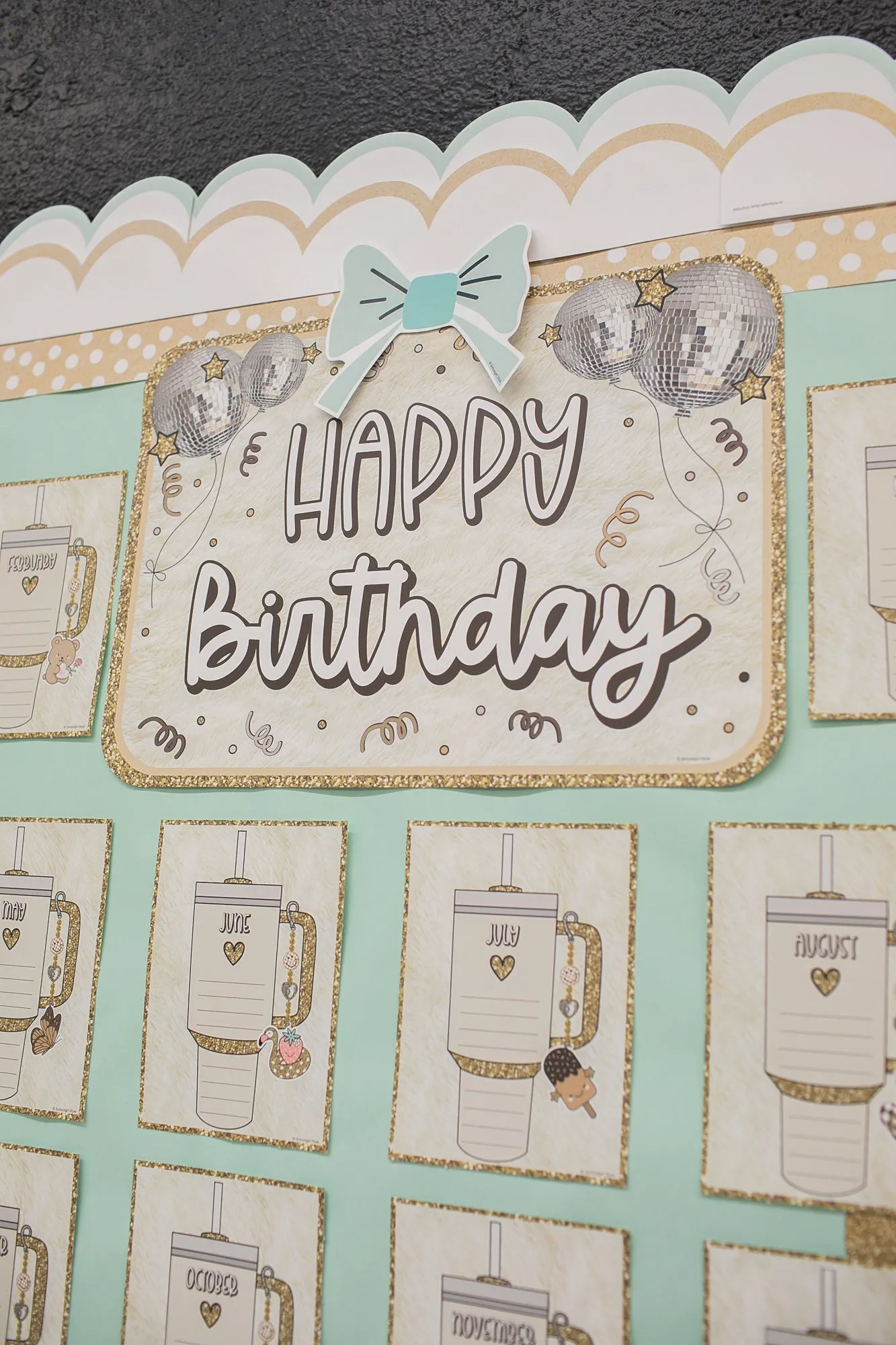 Birthday | Bulletin Board Set | Cozy | Schoolgirl Style