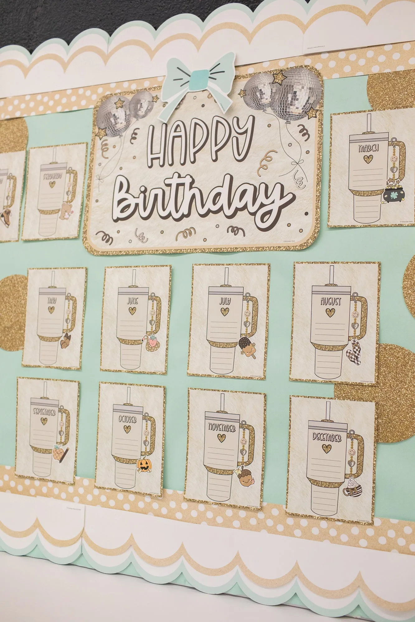 Birthday | Bulletin Board Set | Cozy | Schoolgirl Style