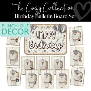 Birthday | Bulletin Board Set | Cozy | Schoolgirl Style