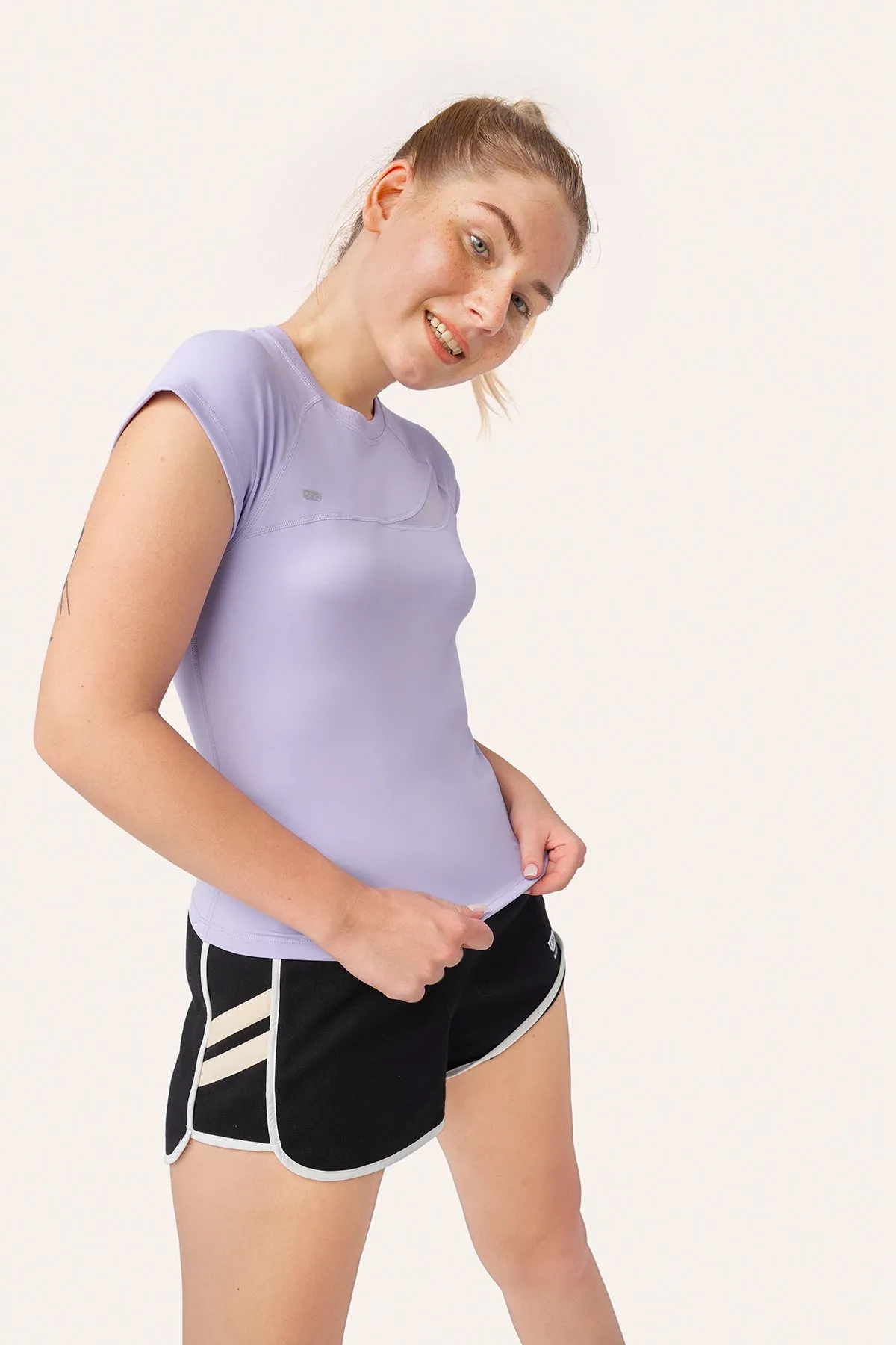 Breathe Easy Running Short Sleeve Top