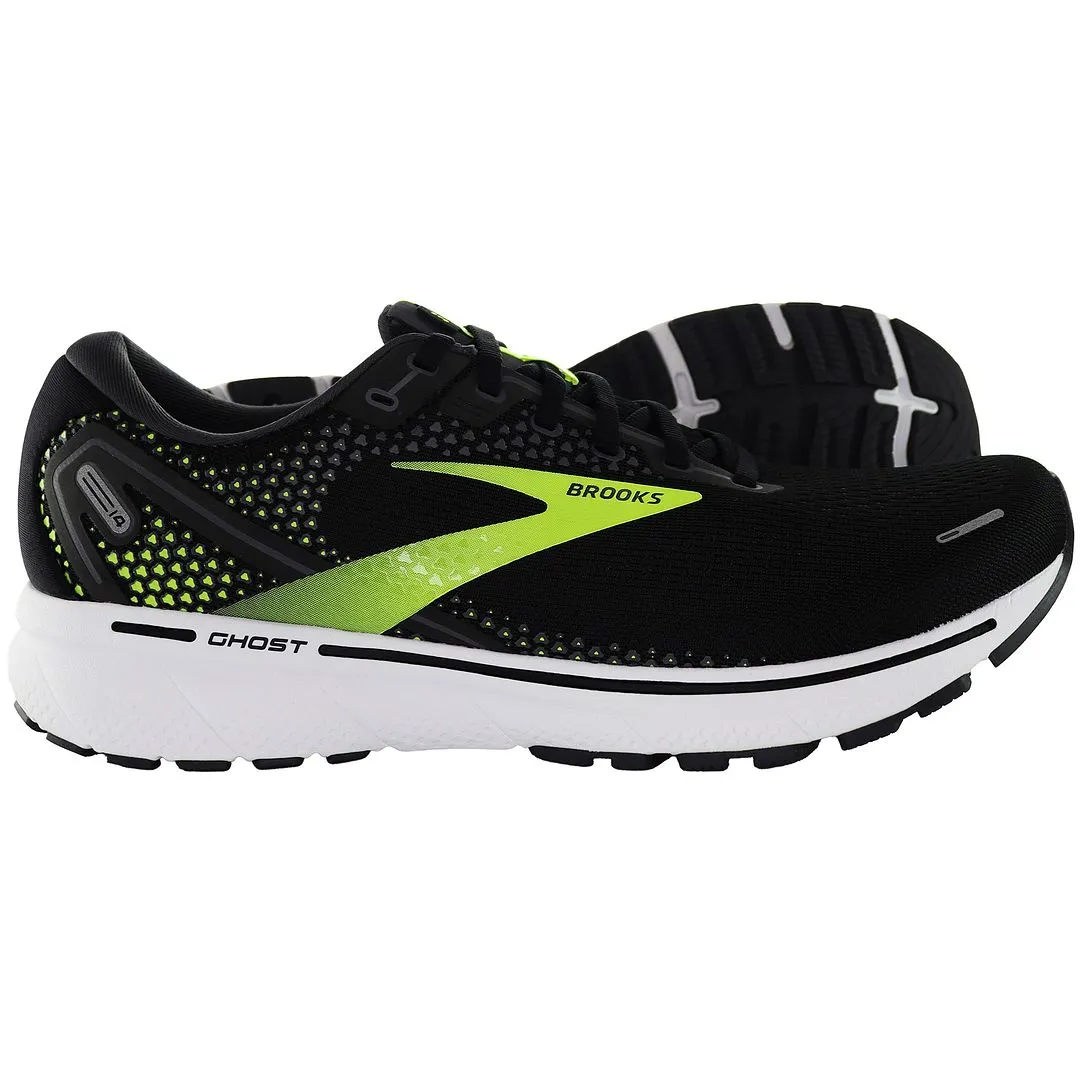 Brooks Ghost 14 Mens Black Running Trainers