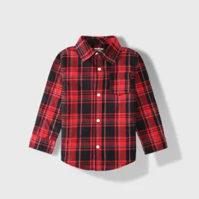 C1165 GRML Red Check Casual Shirt