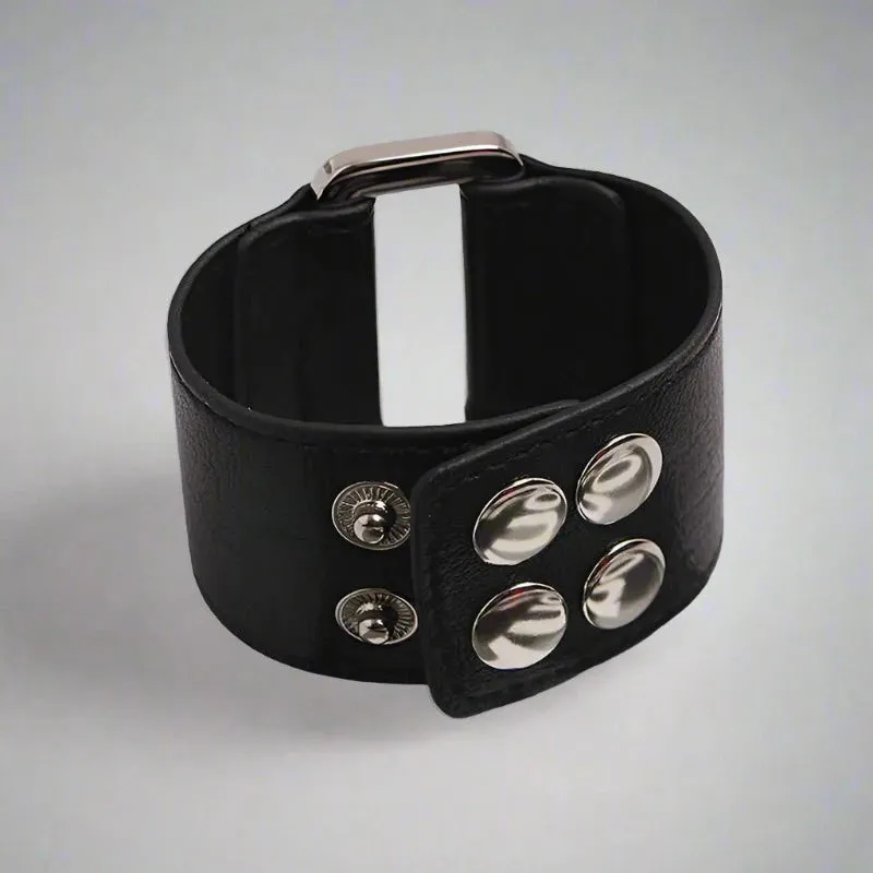 Casual Minimal Goth Soft Vegan Leather Arm Bracelet