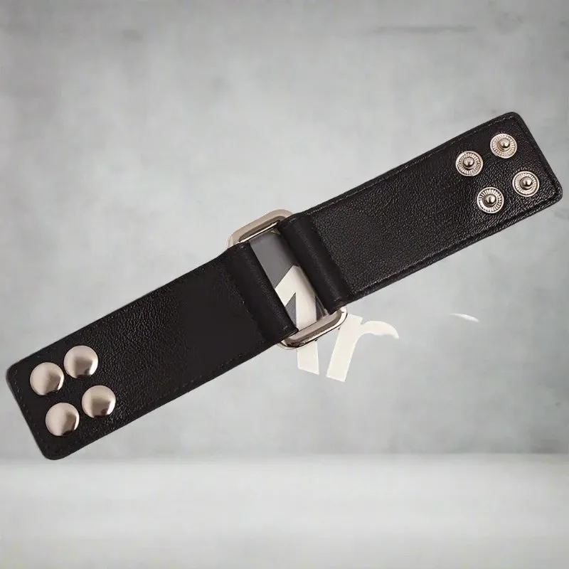 Casual Minimal Goth Soft Vegan Leather Arm Bracelet