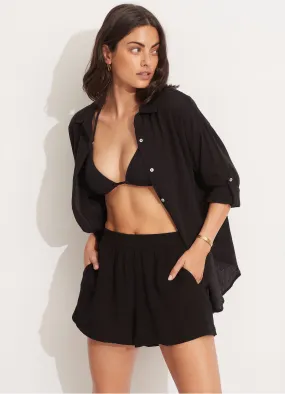 Classic Beach Shirt - Black