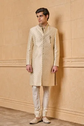 Classic Collar Embroidered Sherwani