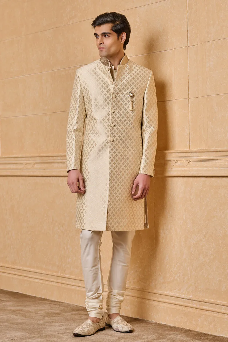 Classic Collar Embroidered Sherwani