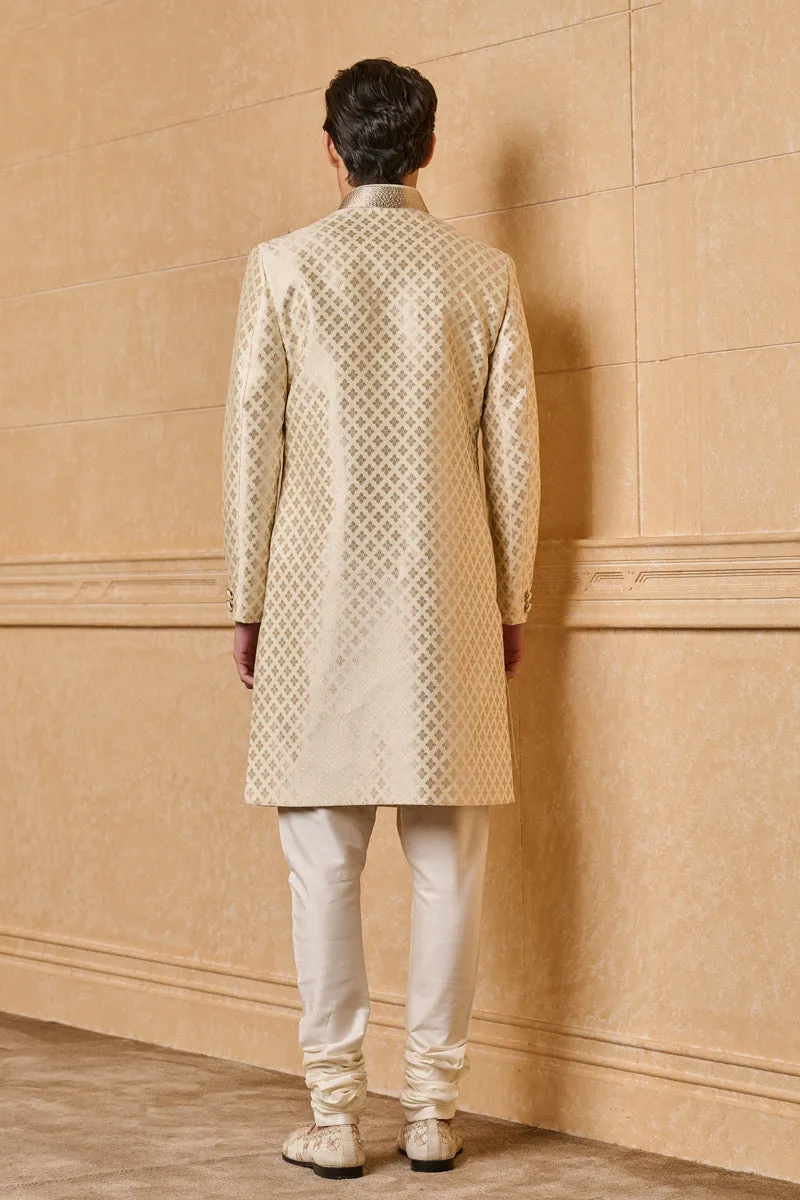 Classic Collar Embroidered Sherwani