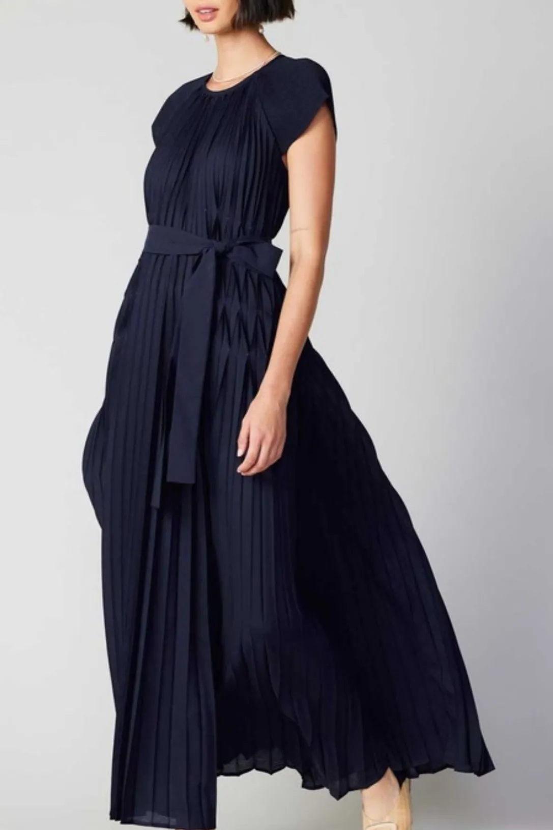 Classic Vibe Pleated Dress