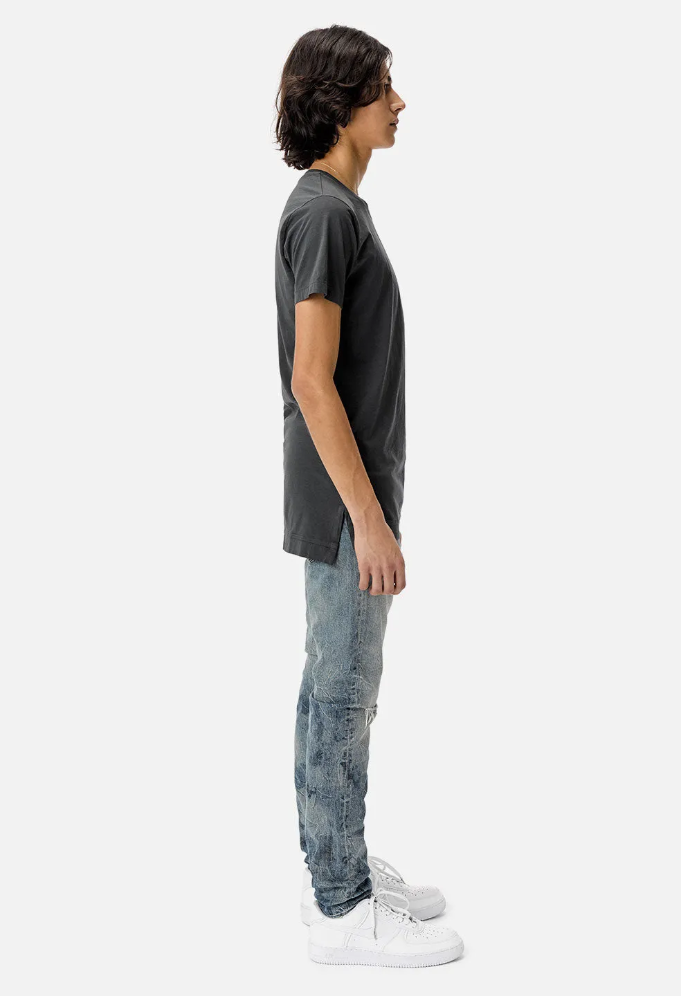 Cotton Mercer Tee / Charcoal