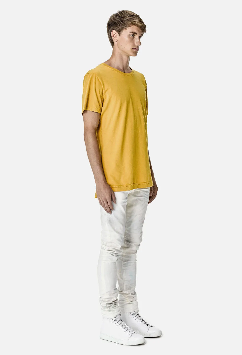 Cotton Mercer Tee / Mustard