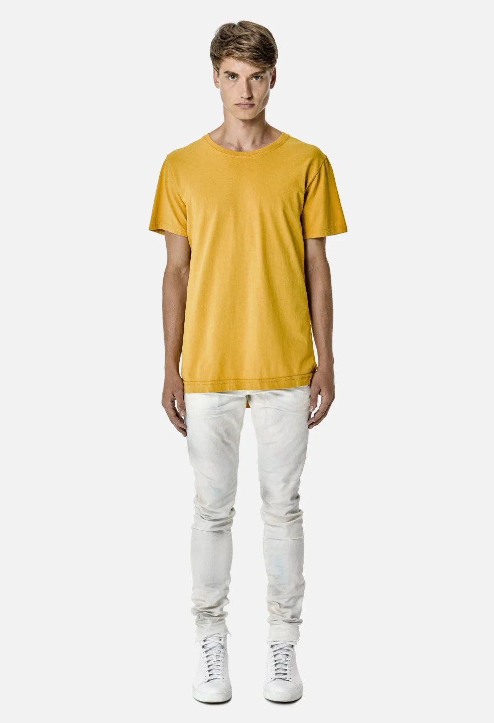 Cotton Mercer Tee / Mustard