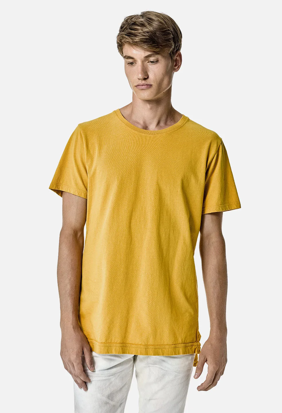 Cotton Mercer Tee / Mustard