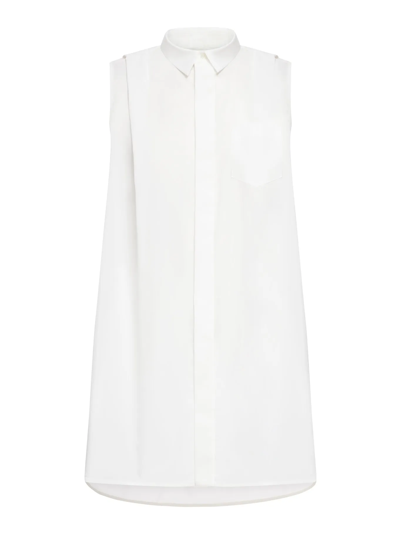 COTTON POPLIN SHIRT DRESS