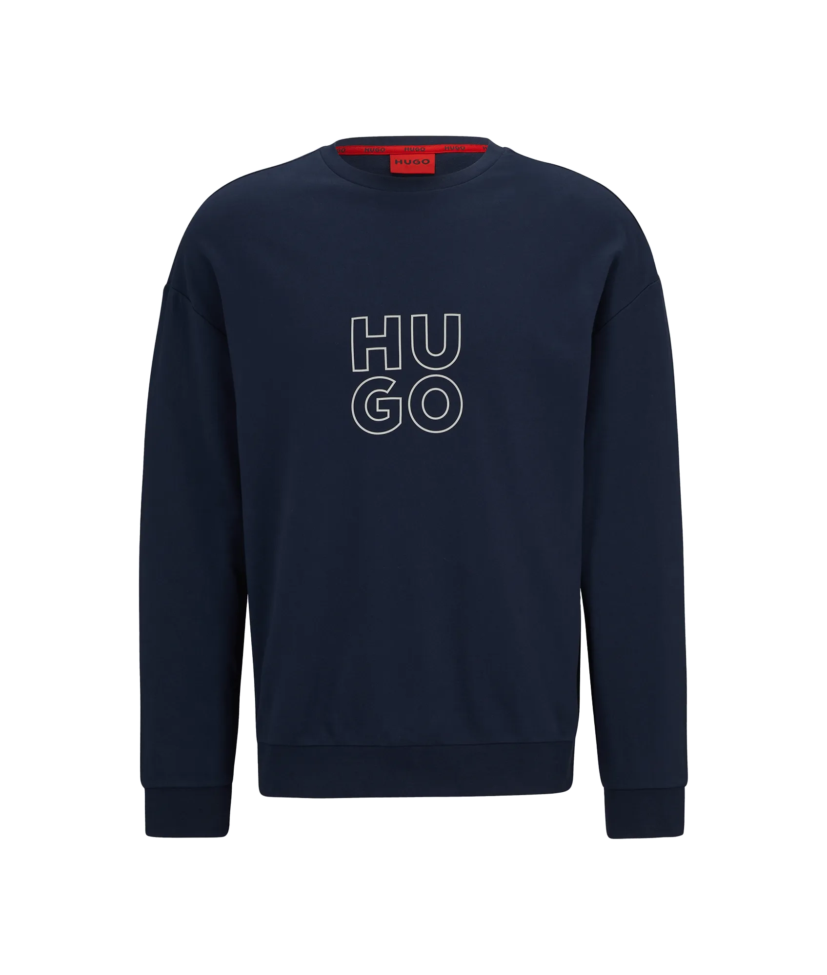 Cotton Terry Sweatshirt - Navy