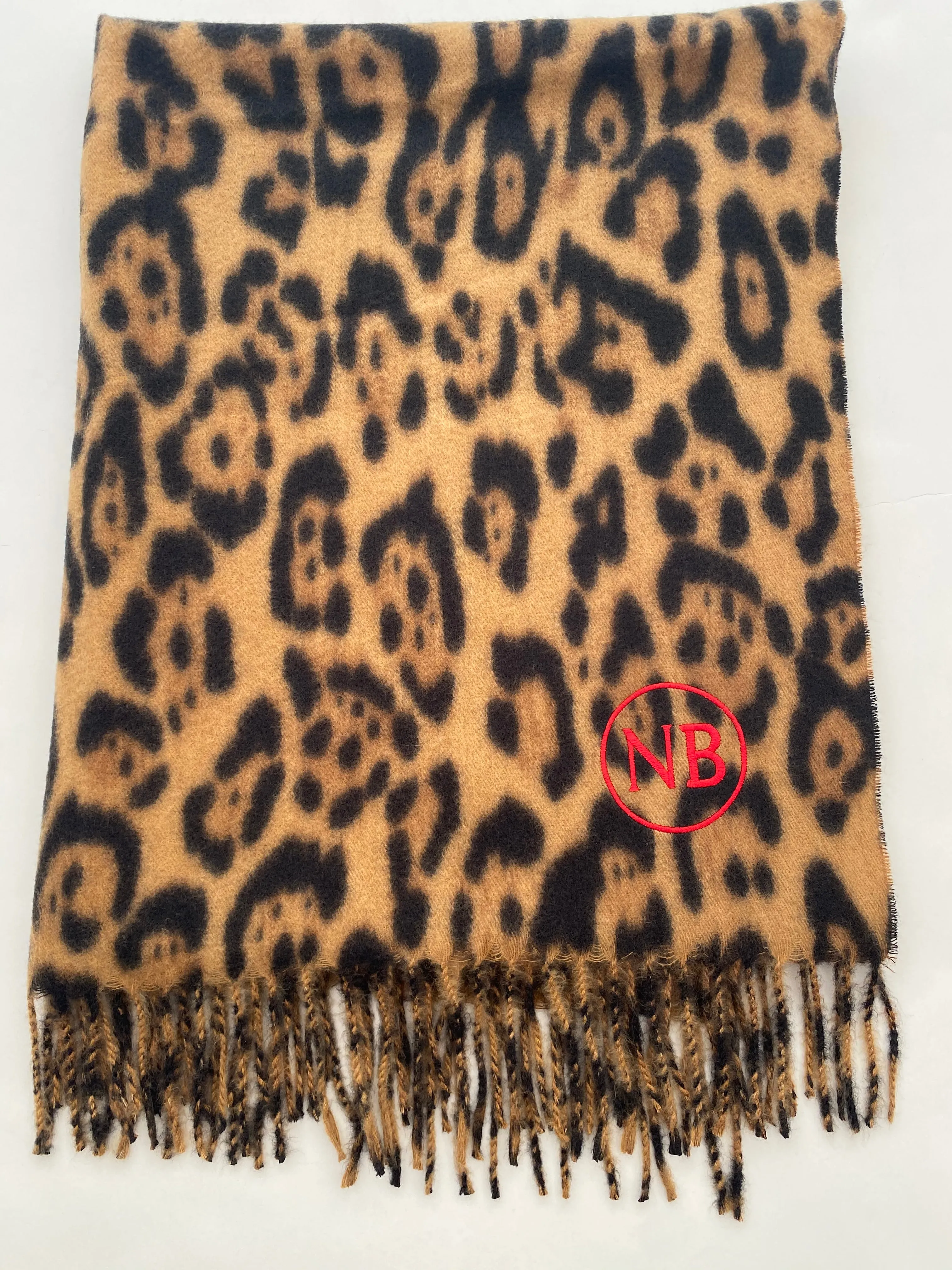 Cozy & Classic Leopard Oblong Scarf