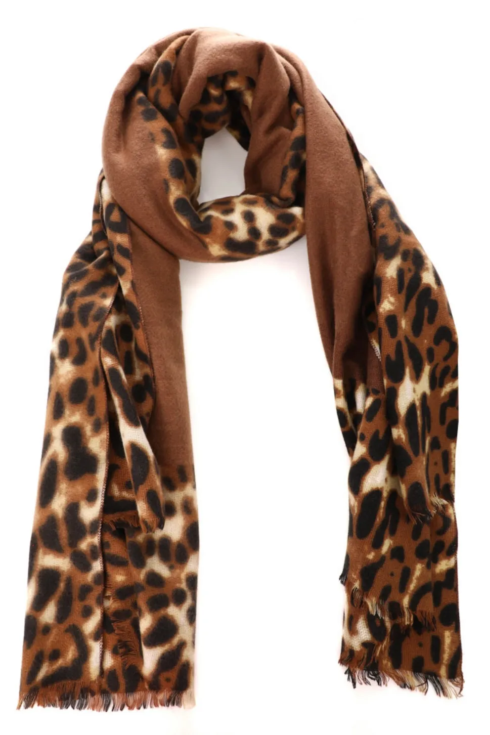 Cozy & Classic Leopard Oblong Scarf