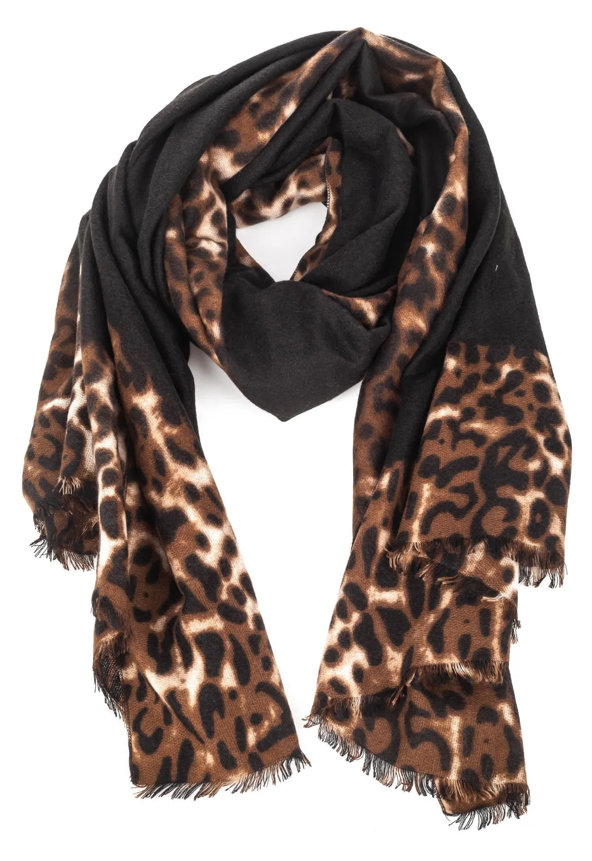 Cozy & Classic Leopard Oblong Scarf