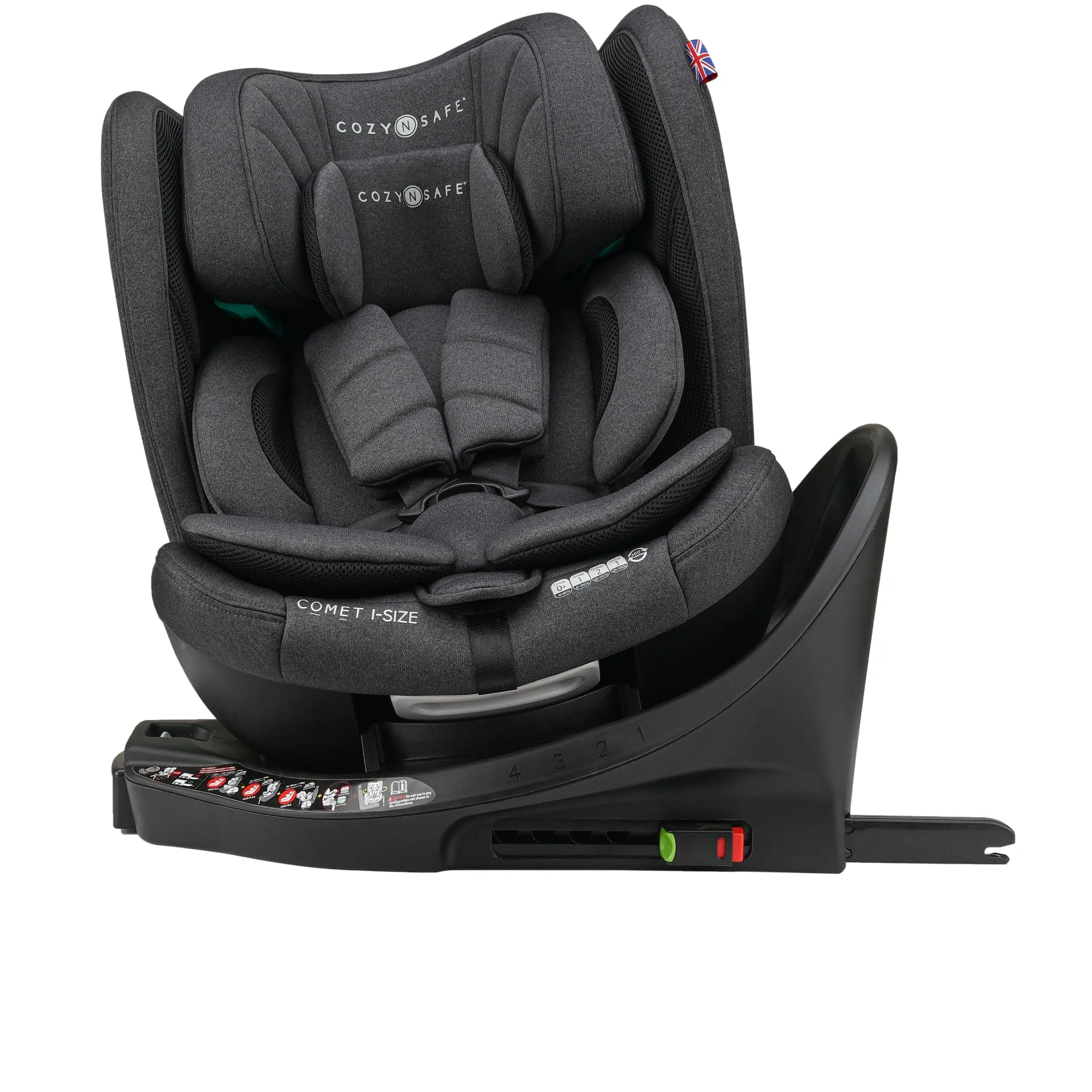 Cozy N Safe Comet i-Size Car Seat - Graphite