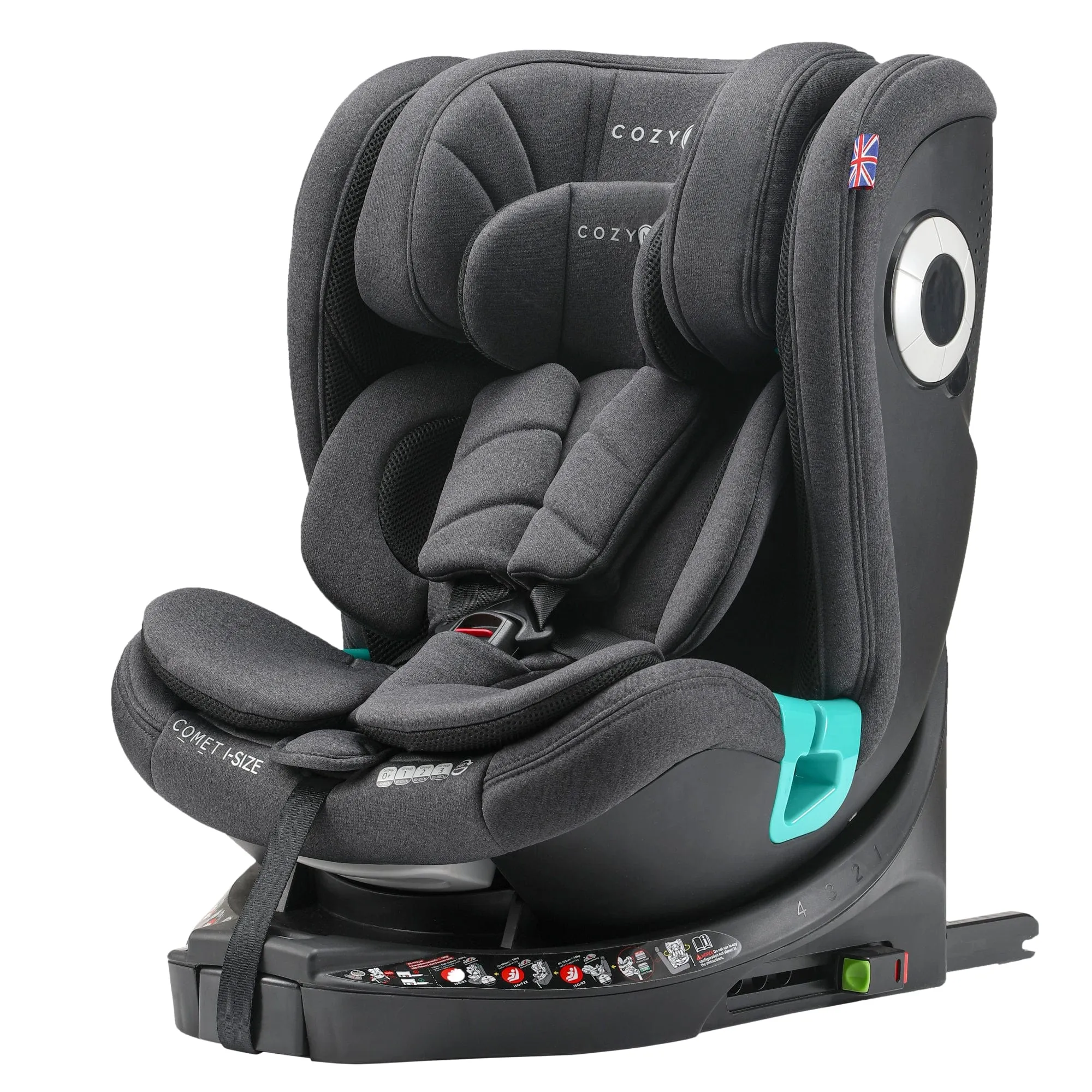 Cozy N Safe Comet i-Size Car Seat - Graphite