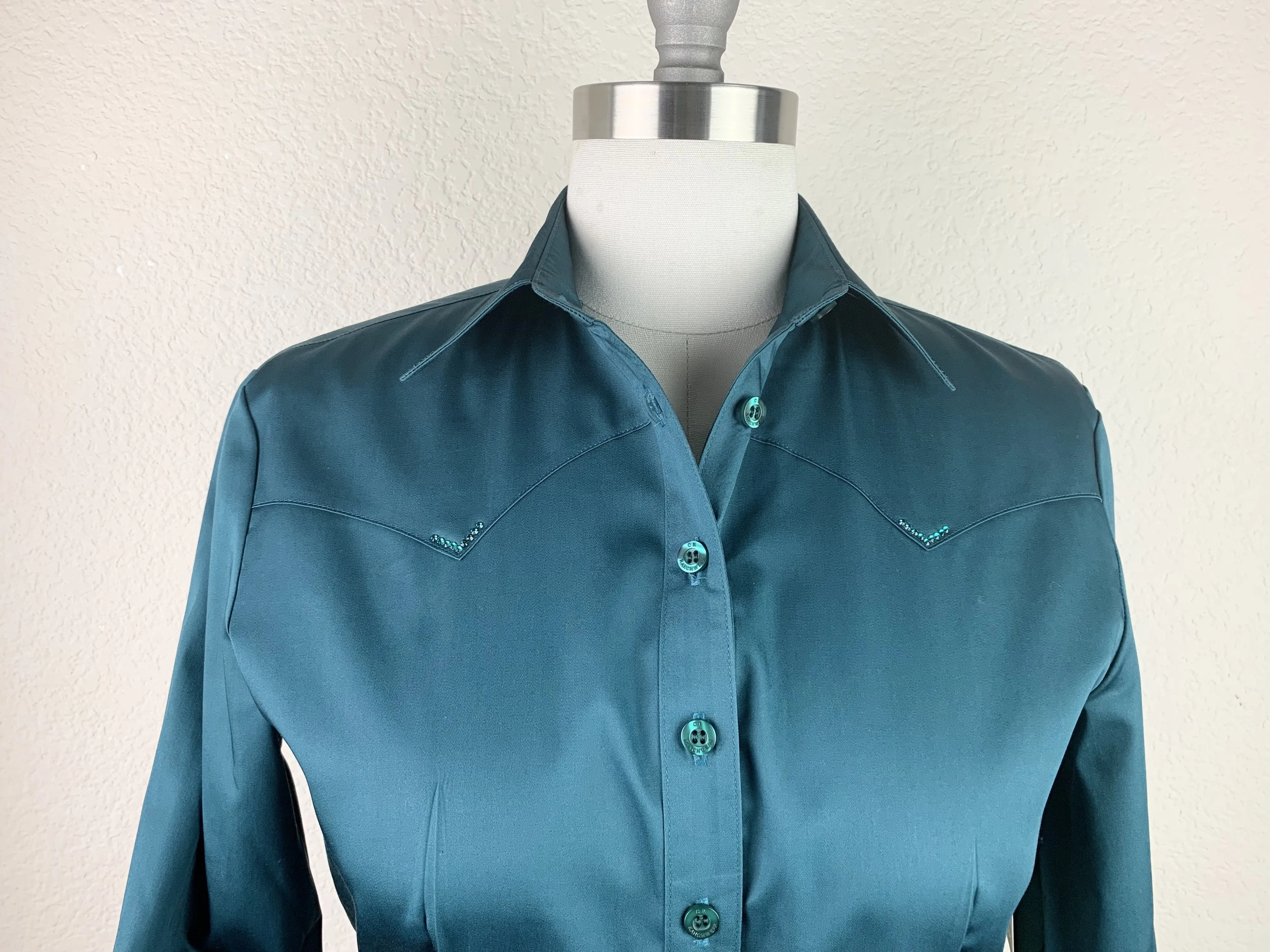 CR Classic Teal Cotton Sateen - FINAL SALE