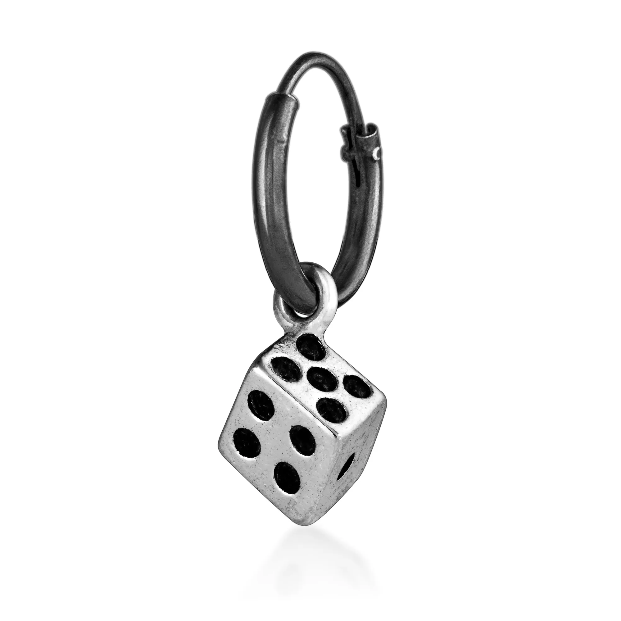 Dice Dangle Earring for Men