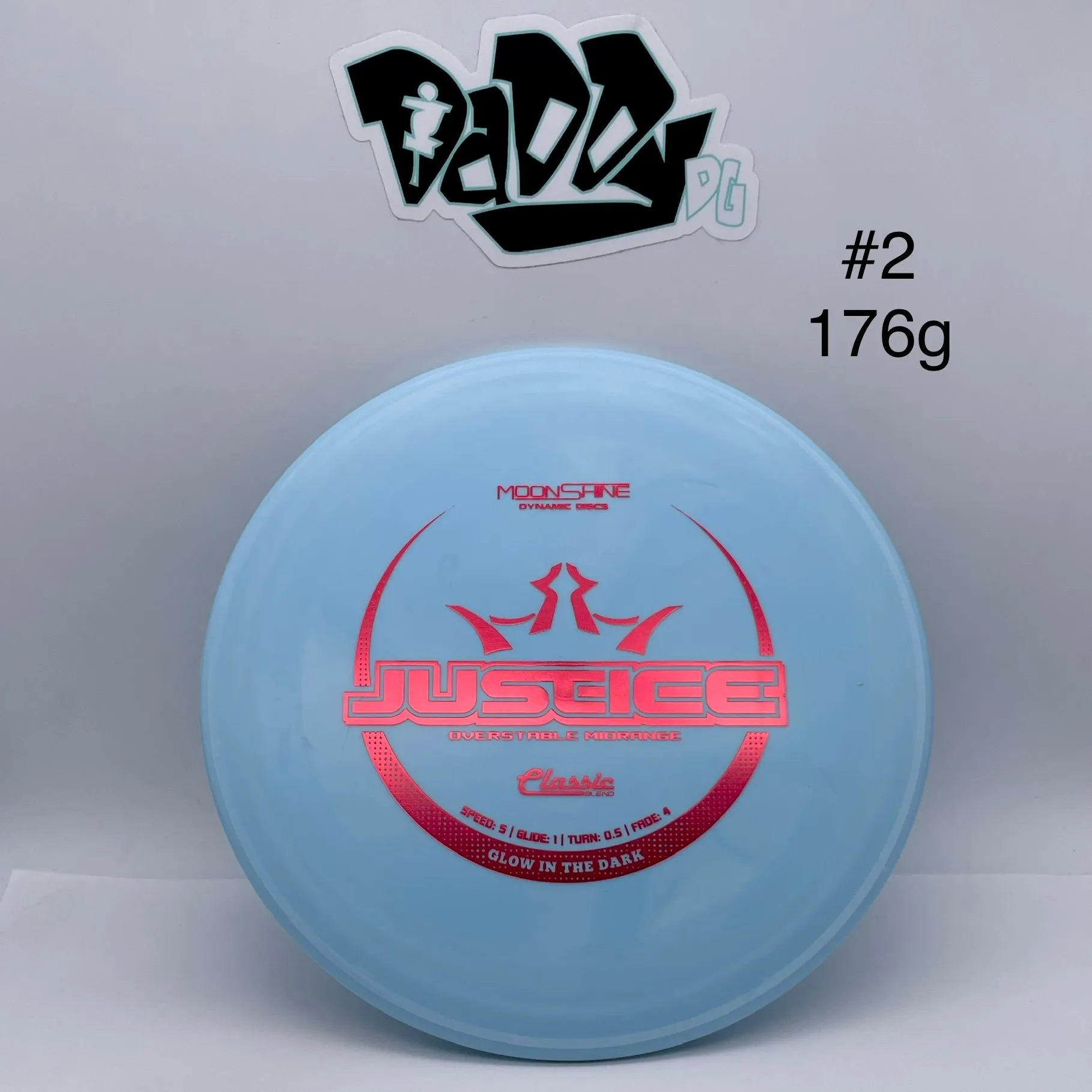 Dynamic Discs Classic Blend Moonshine Justice Midrange