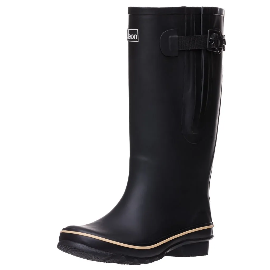 Extra Wide Calf Black Wellies - Wide in Foot and Ankle - Fit 40-57cm Calf