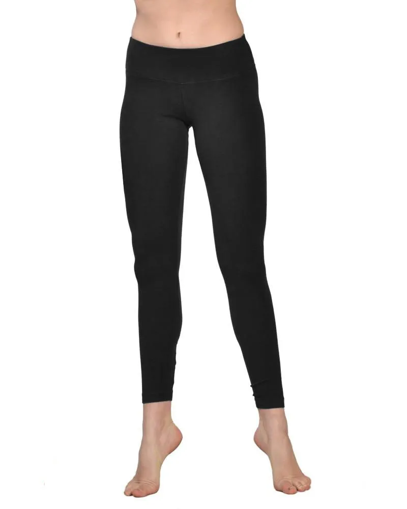 Flat Waist Ankle Legging (Style W-452, Black) by Hard Tail Forever