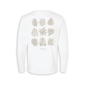 Foliage Long Sleeve Tee - Vintage White