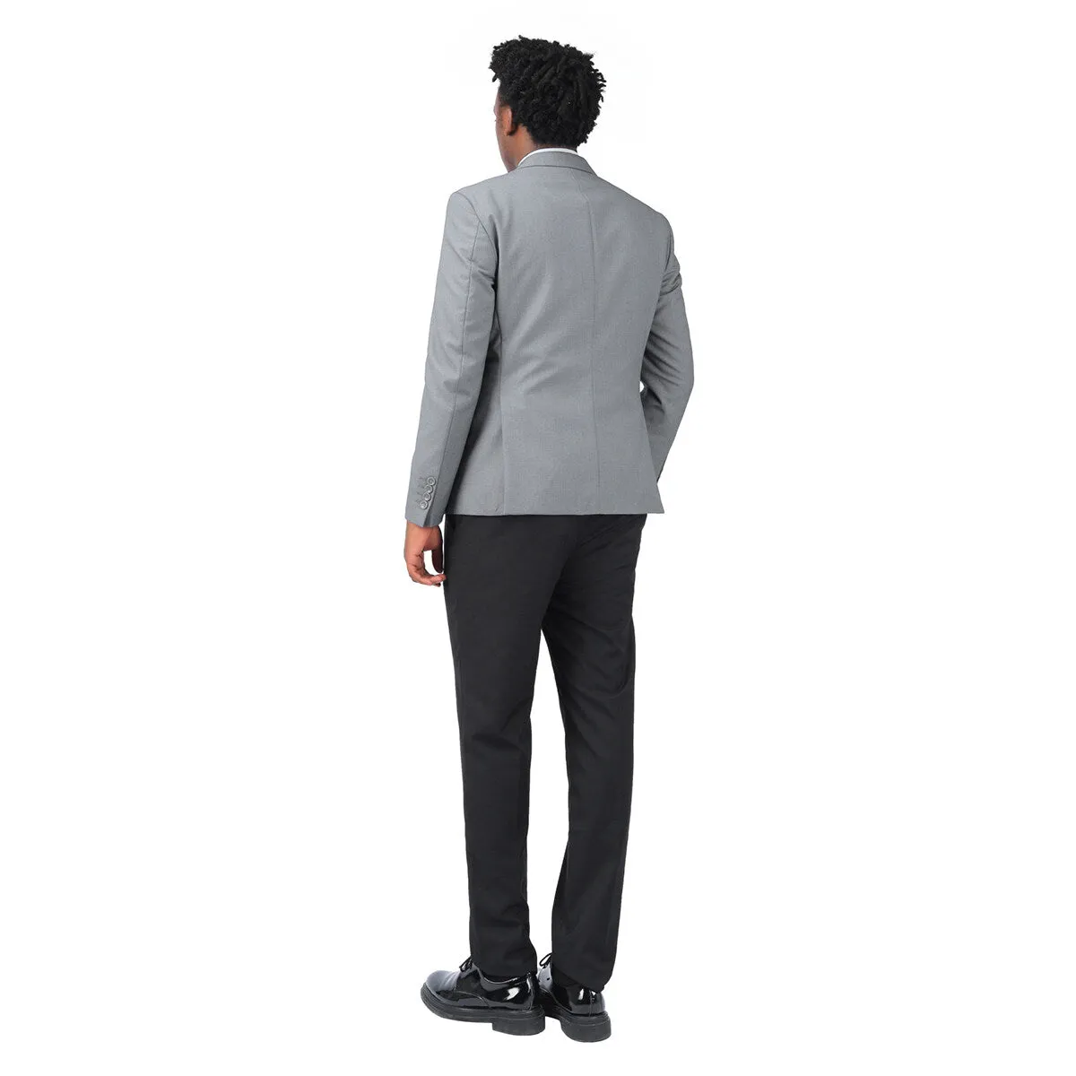 Grey Casual Blazer Slim Fit Business Blazer