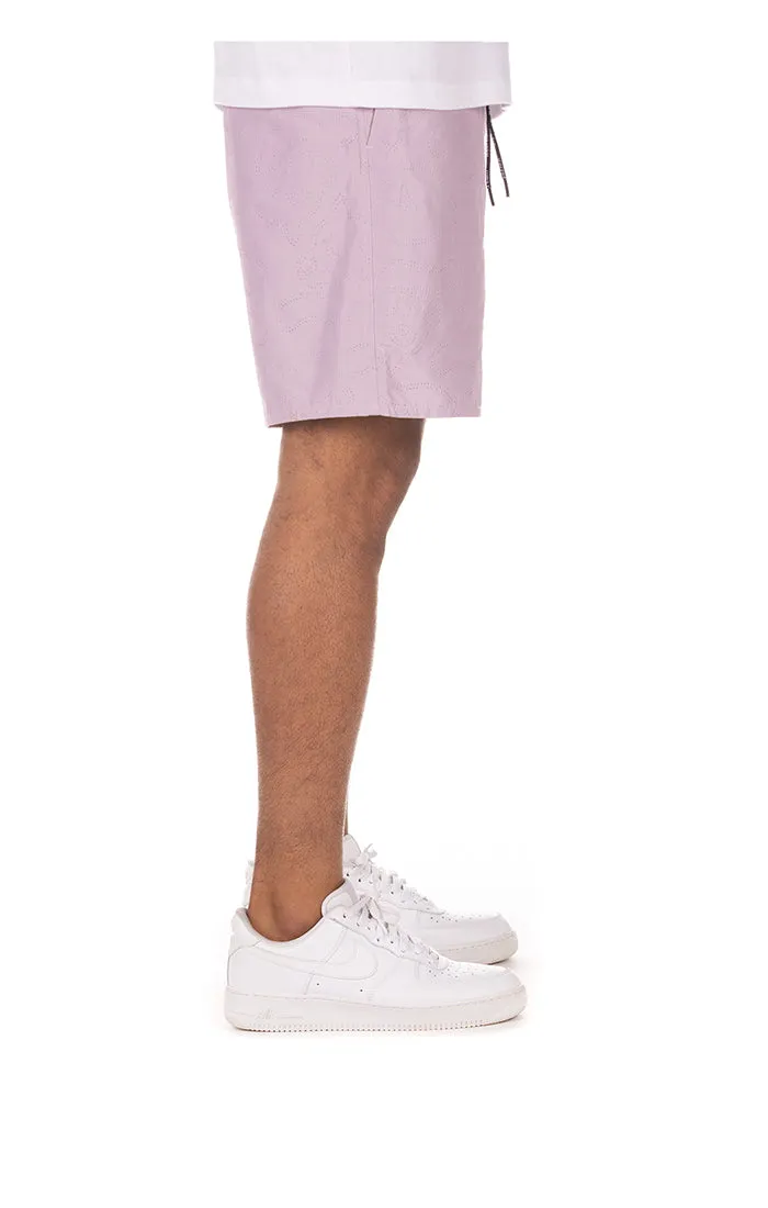 IceCream Running Dog Nylon Shorts - Lavender Frost