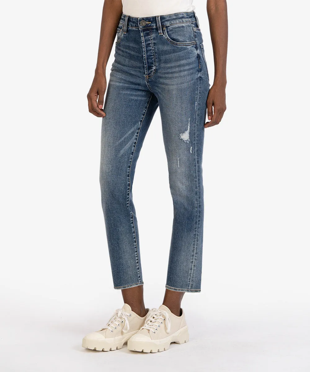 Kut Jeans | Rosa High Rise Ankle Straight Leg | Advancement Wash