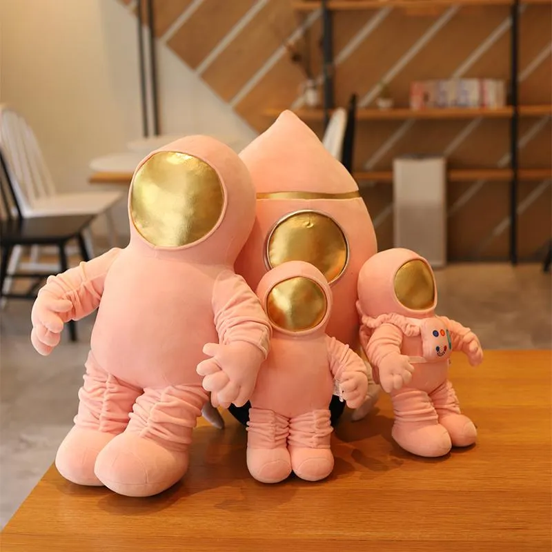 Lovely Space astronaut doll rocket plane plush toy doll doll boys pillow children's birthday gift stuffed animals  kawaii plush