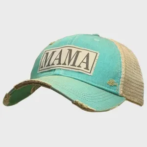 Mama Distressed Trucker Hat Baseball Cap