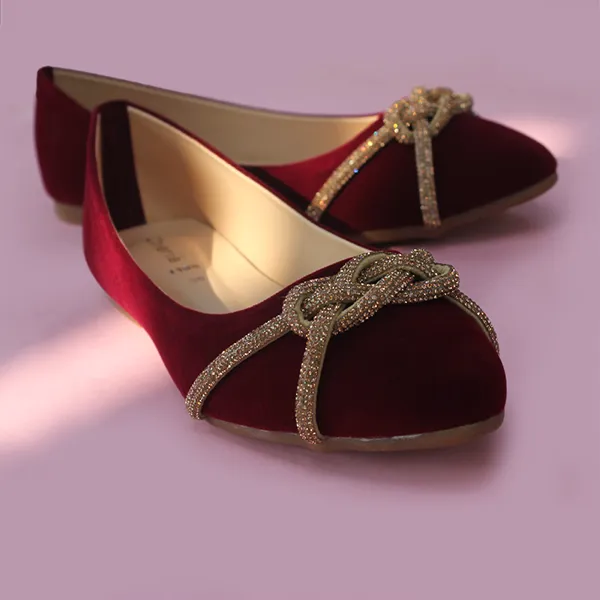 Maroon Pumps for women